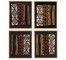 PRINT-BATIK FABRIC-BRN-NAT FRAME