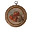 PRINT-TOMATOES-7"ROUND FRAME