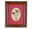 FRAMED FLOWERS-RED BORDER