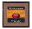 PRINT-18"SQ-TOMATO-BLK FRAME