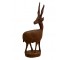 SCULPTURE-Carved Wood African Antelope