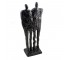 SCULPTURE-ABSTRACT COUPLE BLK