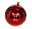 CHRISTMAS ORNAMENT-24"D Shiny Red Hanging