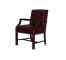 CHAIR-ARM-BURG VINYL-NAILHEAD