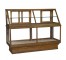 DISPLAY CASE-Vintage Oak Bakery Display Case