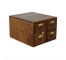 FILE-Oak Card File/4 Drawers