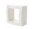 CUBE-20.5"X20.5"-WHITE-PLASTIC