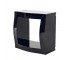 CUBE-20.5"X20.5"-BLK-PLASTIC