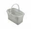 BASKET- White Oval W/Handle