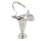 BASKET-SILVER-PIERCED-HNDLE-9H