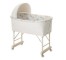 BASINETTE-WHT WICKER-TEDDY BEA