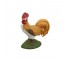 DOORSTOP-IRON PAINTED ROOSTER