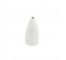 BUD VASE-White Glazed Cone Shaped