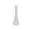 Bud Vase-Milk Glass/Pressed Glass Design/Ruffled Edge