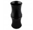 VASE-14"BLACK WOOD-BAMBOO SHAP