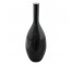 VASE-Black Glazed Ceramic Bottle Neck