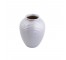 VASE-Blue Ribbed Hive Shaped