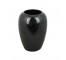 VASE-Large Black Glass W/White Speckles