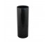 VASE-Tall Black Glass Cylinder