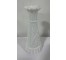 BUD VASE-Cut Milk Glass  6"