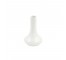 BUD VASE-White Glaze Tear Drop