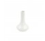 BUD VASE-White Glaze Tear Drop