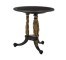 TABLE-BLACK PEDESTAL