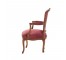 CHAIR-ARM-ROSE VELVET-BRUSH FR