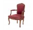 CHAIR-ARM-ROSE VELVET-BRUSH FR