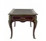 DESK-FRENCH-70X34-BLK LEATER