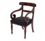 Arm Chair-Blk Muslin