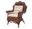 CHAIR-ARM-BRN WICKER/CANE