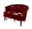 SETTEE-VICT-CUT VELVER-RED-TAS