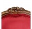 CHAIR-ARM-LOUIS XV-RED VELVET-