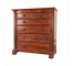 DRESSER-Empire/Mahogany-2 Drawers Over 4 Drawers