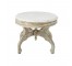 TABLE-COFFEE FAUX MARBLE OVAL