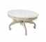 TABLE-COFFEE FAUX MARBLE OVAL