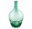 BOTTLE-GREEN GLASS-TAPERED NECK