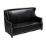 Classic Wingback Sofa Faux Croc