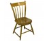 CHAIR-SIDE-PINE STRAIGHT BACK