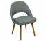 CHAIR-Side Upholstered/Teal Danish Mondern