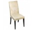 CHAIR-Side-Tan Microsuede W/Dark Wood Leg
