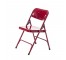 CHAIR-FOLDING-METAL- RED