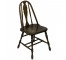 CHAIR-SIDE-WOODEN A SHAPED BACK