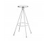 STOOL-CHROME-TEEPEE-SWIVEL