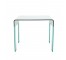 TABLE-END-ALL GLASS/SQ.-CLEAR