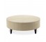 TABLE-COFFEE-RD-CREAM WICKER