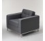 CHAIR-CLUB-GRAY-SLV FEET