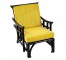 Chair-Arm Dark Bamboo-yellow u