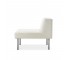 CHAIR-ARMLESS-SECT-WHITE VINYL